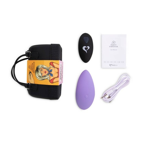 Ασύρματος Δονητής Για Εσώρουχο - Panty Vibe Remote Controlled Vibrator Purple Sex Toys 