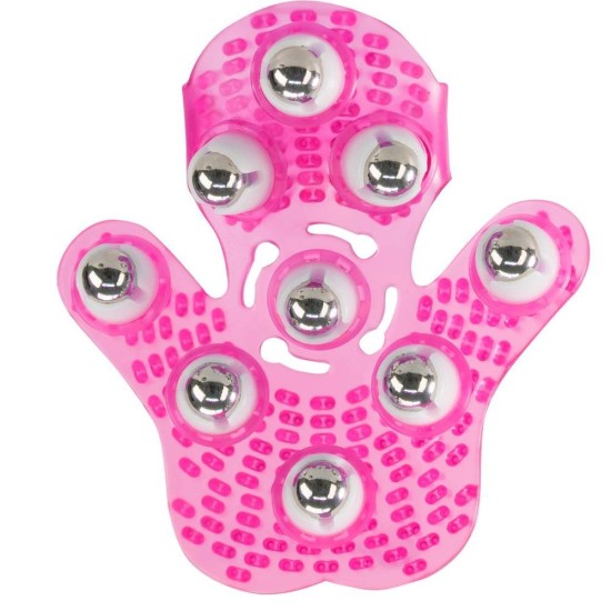 Roller Balls Massage Glove Pink Sex Toys