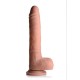 Ασύρματος Δονητής Με Κίνηση Πάνω Κάτω - Vibrating & Thrusting Remote Dildo 20cm Sex Toys 