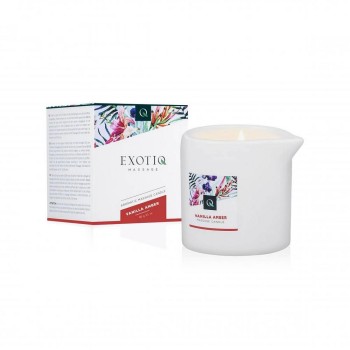 Κερί Για Μασάζ - Exotiq Massage Candle Vanilla Amber 60g