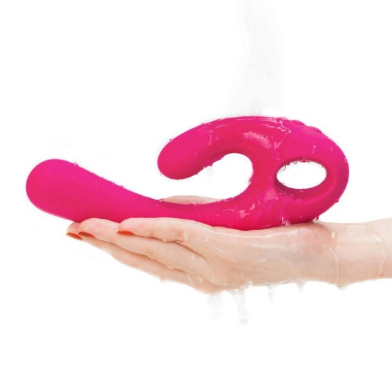 Ευλύγιστος Rabbit Δονητής - Flex Bi Bendable Dual Stimulation Vibrator Hot Pink Sex Toys 