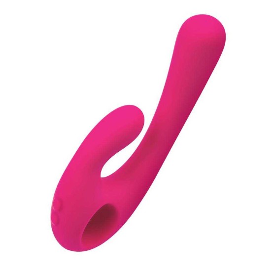 Flex Bi Bendable Dual Stimulation Vibrator Hot Pink Sex Toys