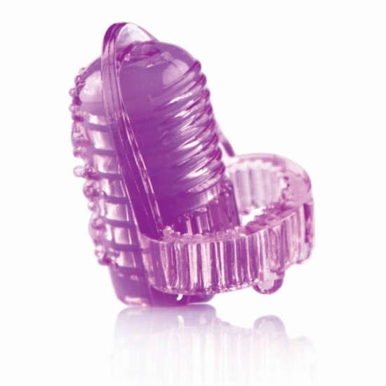 Δονητής Γλώσσας Μίας Χρήσης - The Lingo Vibrating Tongue Ring Purple Sex Toys 