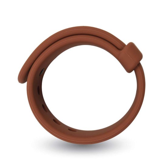 Rooster Jason Adjustable Strap Cock Ring Brown Sex Toys