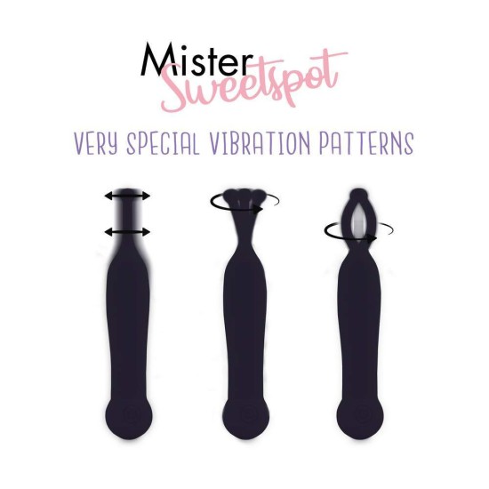 Κλειτοριδικός Δονητής Ακριβείας - Mister Sweetspot Clitoral Vibrator Black Sex Toys 
