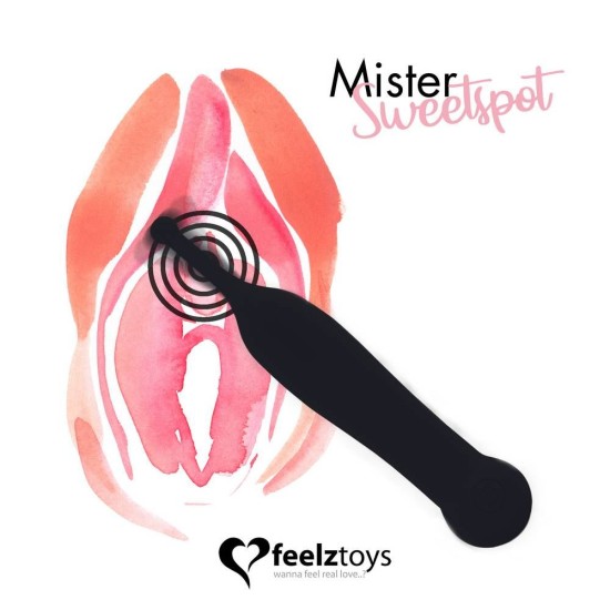Mister Sweetspot Clitoral Vibrator Black Sex Toys