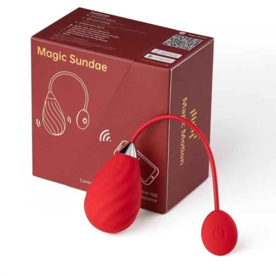 Magic Sundae App Controlled Love Egg Red Sex Toys