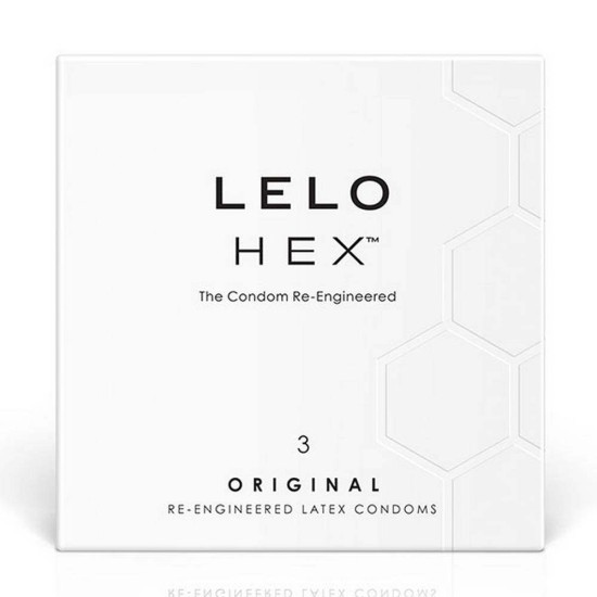 Lelo Hex Condoms Original 3pcs Sex & Beauty 