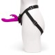 Rabbit Δονητής Με Ζώνη - Happy Rabbit Vibrating Strap On Harness Set Purple Sex Toys 
