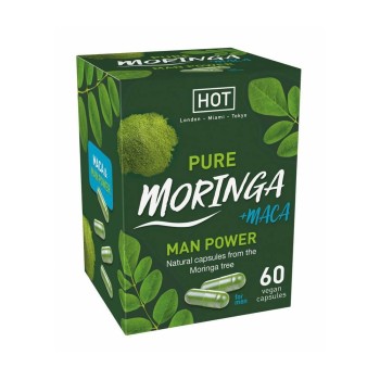Φυτικές Κάψουλες Στύσης - Moringa Man Power Capsules 60pcs