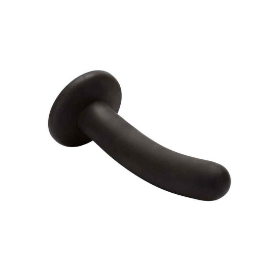 Μικρό Ομοίωμα Σιλικόνης - Silicone Pegging Curved Probe Black Sex Toys 