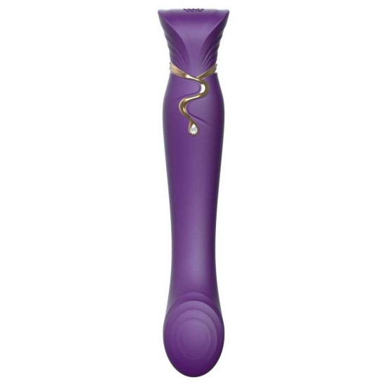 Πολυτελής Δονητής Με Αναρρόφηση - Queen G Spot Pulsewave Vibrator Twilight Purple Sex Toys 