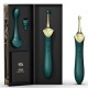 Πολυτελής Κλειτοριδικός Δονητής - Zalo Bess Vibrator Turquoise Green Sex Toys 