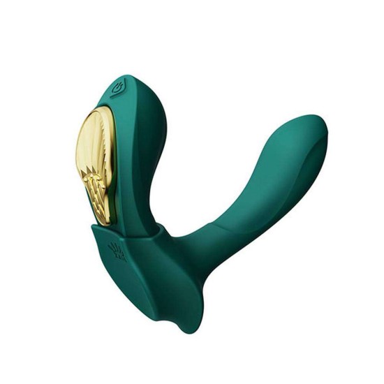 Πολυτελής Ασύρματος Δονητής Εσωρούχου - Zalo Aya Wearable Massager Green Sex Toys 