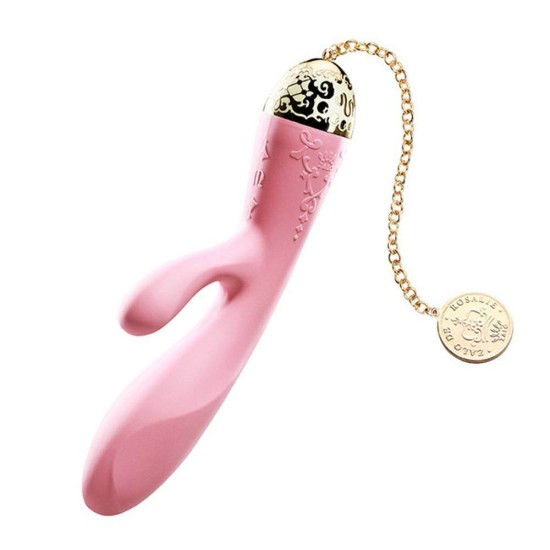 Πολυτελής Rabbit Δονητής Με Εφαρμογή - Rosalie Rabbit Vibrator Royal Pink Sex Toys 