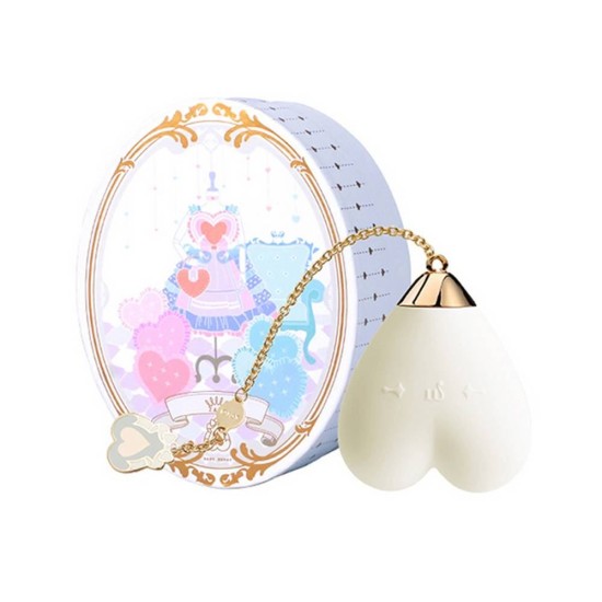 Πολυτελής Κλειτοριδικός Δονητής Σε Σχήμα Καρδιά - Zalo Baby Heart Personal Massager White Sex Toys 