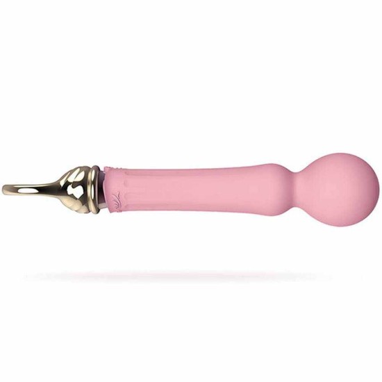 Πολυτελής Αθόρυβη Συσκευή Μασάζ  - Zalo Confidence Heating Wand Massager Pink Sex Toys 