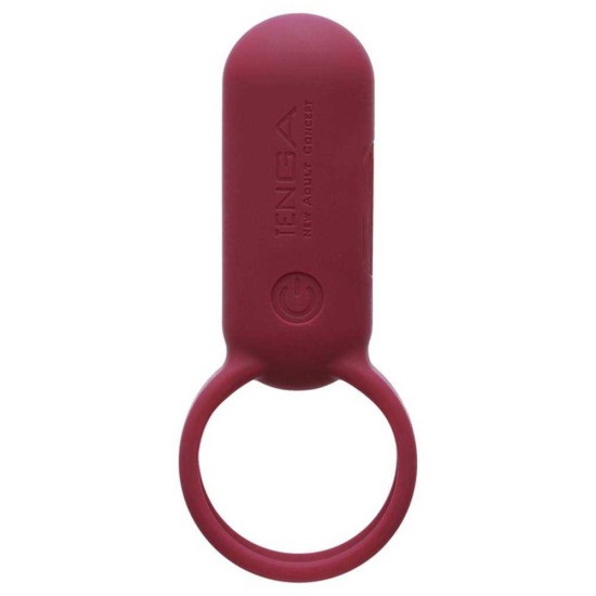 Tenga SVR Smart Vibe Ring Burgundy Sex Toys