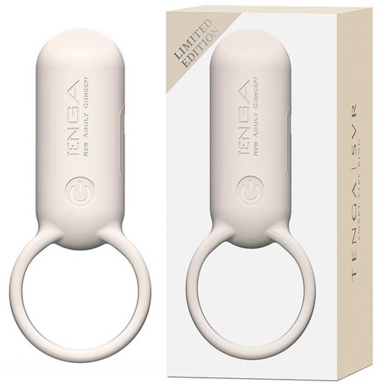 Επαναφορτιζόμενο Δαχτυλίδι - Tenga SVR Smart Vibe Ring Beige Sex Toys 