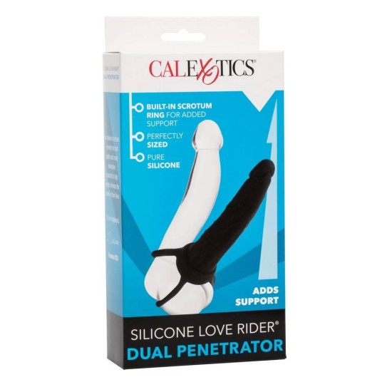 Ομοίωμα Για Διπλή Διείσδυση – Calexotics Silicone Dual Penetrator Black Sex Toys 