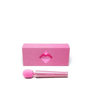 Le Wand All That Glimmers Wand Massager Set Pink