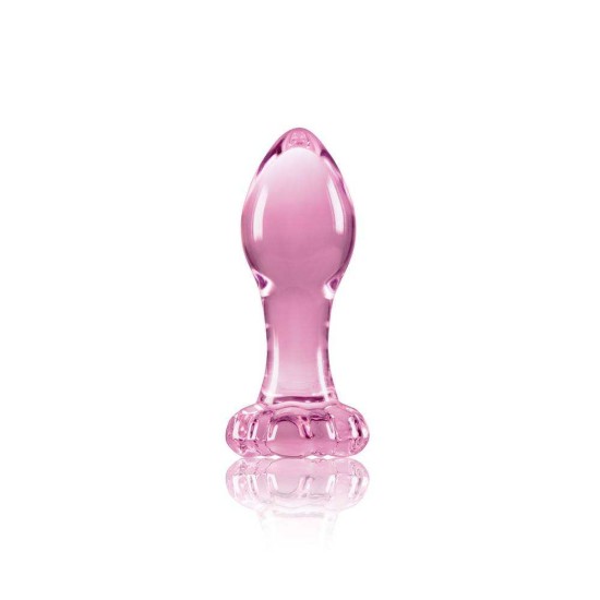 Crystal Flower Butt Plug Pink Sex Toys