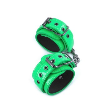 Χειροπέδες Βινυλίου - Electra Wrist Cuffs Green