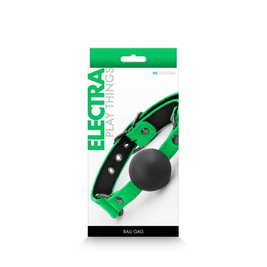 Πράσινο Φίμωτρο Βινυλίου - Electra Ball Gag Green Fetish Toys 