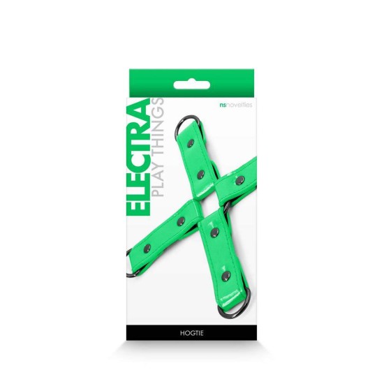 Ιμάντας Για Χιαστί Δέσιμο - Electra Hog Tie Green Fetish Toys 