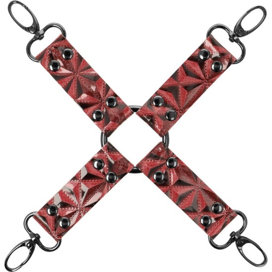 Begme Red Edition Hog Tie Vegan Leather Fetish Toys 