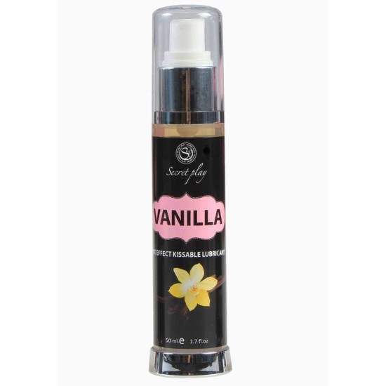 Θερμαντικό Τζελ Λιπαντικό Με Γεύση - Hot Effect Kissable Lubricant Vanilla 50ml Sex & Ομορφιά 