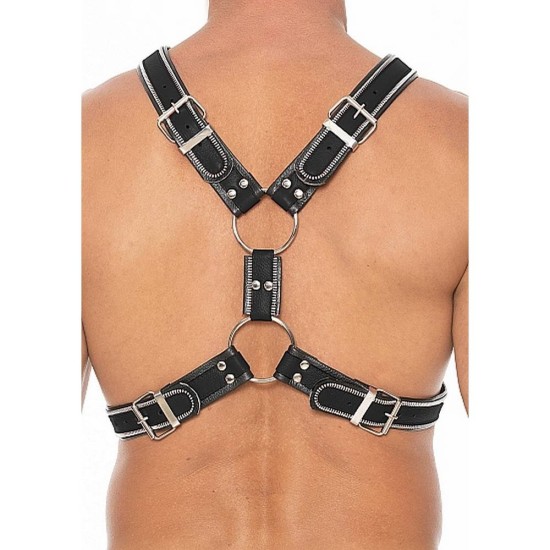 Z Series Scottish Leather Harness Black Erotic Lingerie 
