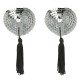 Nipple Covers With Tassels Silver Sex Toys