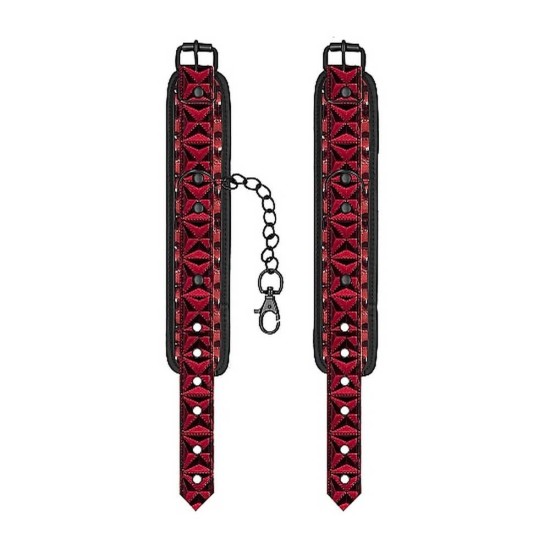 Ouch Luxury Handcuffs Burgundy Fetish Toys 