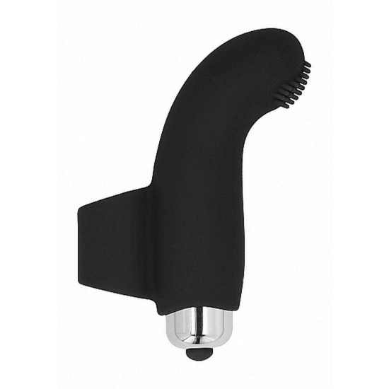 Δονητής Δαχτύλου Με Κουκκίδες - Basile Finger Vibrator Black Sex Toys 