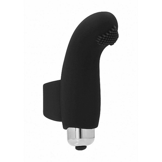 Δονητής Δαχτύλου Με Κουκκίδες - Basile Finger Vibrator Black Sex Toys 