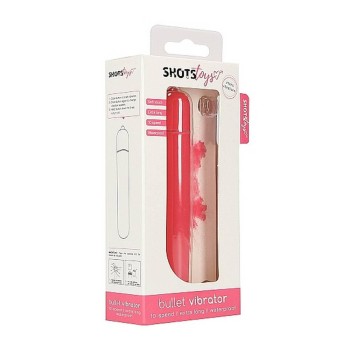 Shots Bullet Vibrator Extra Long Pink