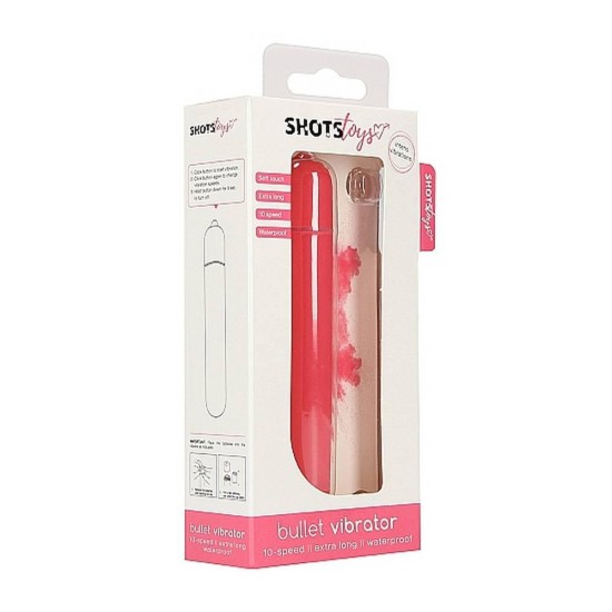 Κλειτοριδικός Δονητής - Shots Bullet Vibrator Extra Long Pink Sex Toys 
