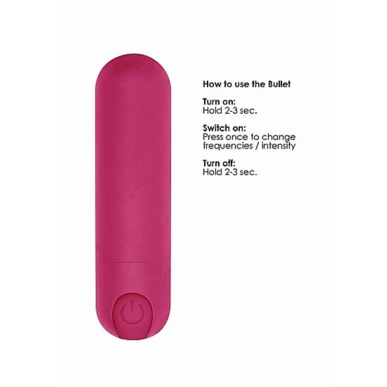 Μίνι Επαναφορτιζόμενος Δονητής - Shots 10 Speed Rechargeable Bullet Pink Sex Toys 