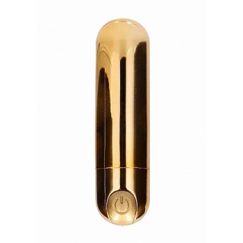 Μίνι Επαναφορτιζόμενος Δονητής - Shots 10 Speed Rechargeable Bullet Gold
