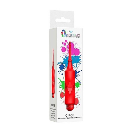 Circe Bullet Vibrator With Silicone Sleeve Red Sex Toys