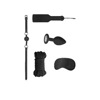 Φετιχιστικά Αξεσουάρ Για Αρχάριους - Ouch Introductory Bondage Kit No.5 Black