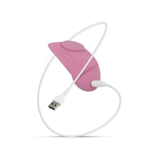 Ασύρματος Κλειτοριδικός Δονητής - Buzzy Butterfly Remote Clitoral Stimulator Pink Sex Toys 