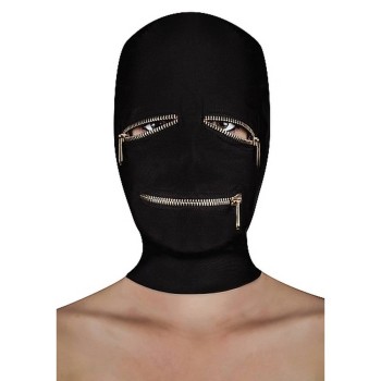 Extreme Zipper Mask With Eye And Mouth Zipper