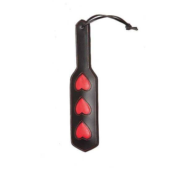 X-Play Heart Impression Paddle Red Fetish Toys 