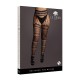 Ενιαίες Ζαρτιέρες Με Κάλτσες - Suspender Striped Pantyhose Ερωτικά Εσώρουχα 