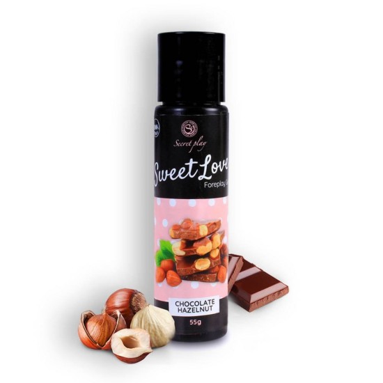 Τζελ Με Γεύση Για Στοματικό - Sweet Love Foreplay Gel Chocolate Hazelnut 60ml Sex & Ομορφιά 