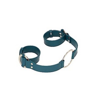 Ouch Halo Handcuffs With Connector Green