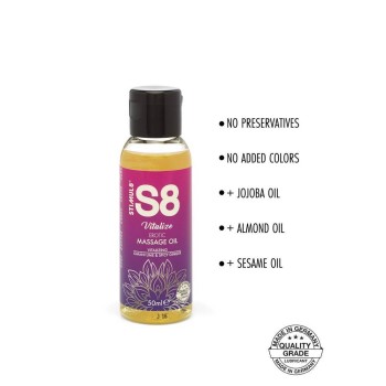 S8 Massage Oil Vitalizing 50ml