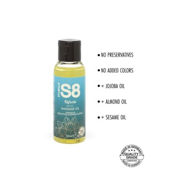 Λάδι Για Ερωτικό Μασάζ - S8 Massage Oil Refreshing 50ml